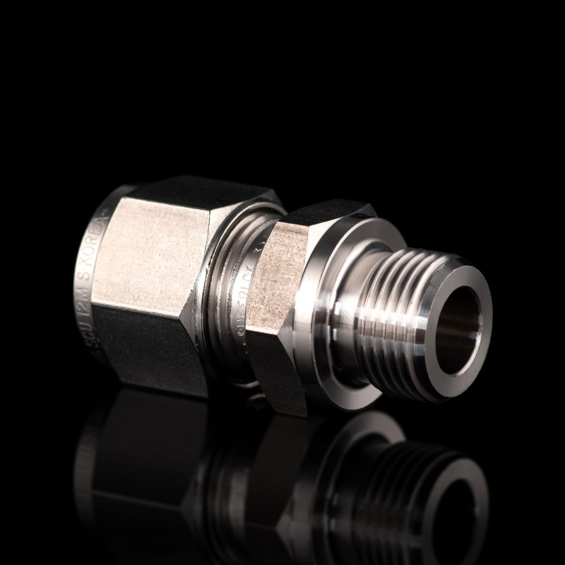 SMC-12M-6GM-SS Штуцер с наружной резьбой Stainless Male Connector 12mm OD - 3/8"G